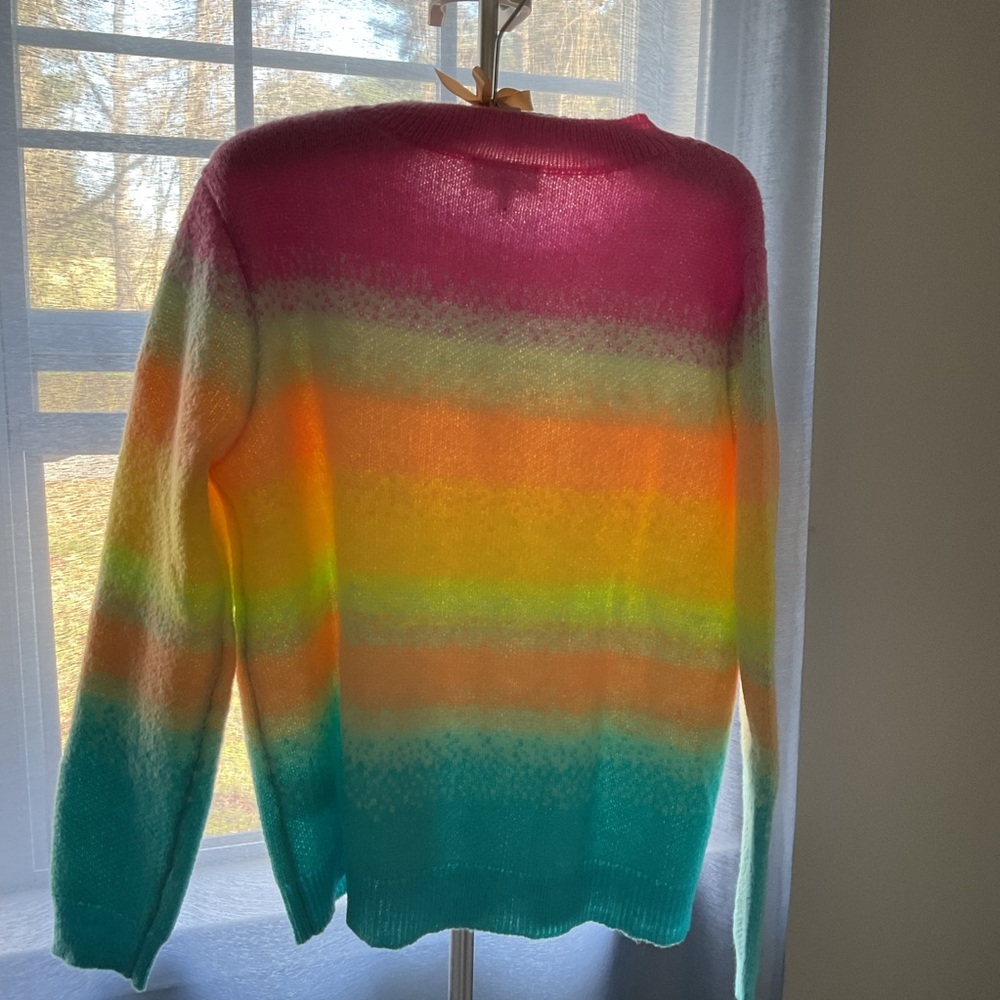 Candace Cameron Bure Multicolor Gradient Sweater - image 2